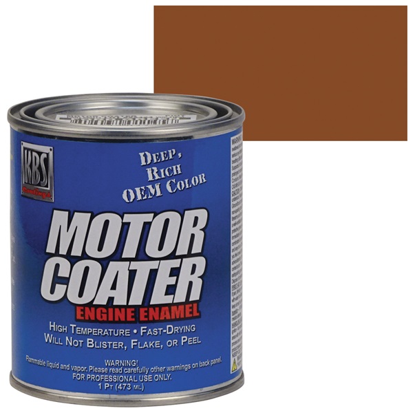 KBS Motor Coater Engine Enamel - Olds Bronze, Pint